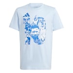adidas Y Mesii G T Çocuk Futbol Tişörtü IU2227 Siyah