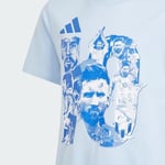 adidas Y Mesii G T Çocuk Futbol Tişörtü IU2227 Siyah