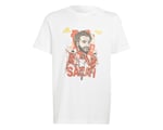 adidas Y Salah G T Genç Futbol Tişörtü HT5190 Beyaz