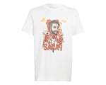 adidas Y Salah G T Genç Futbol Tişörtü HT5190 Beyaz