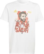 adidas Y Salah G T Genç Futbol Tişörtü HT5190 Beyaz