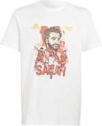 adidas Y Salah G T Genç Futbol Tişörtü HT5190 Beyaz