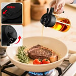 AEE® 2 Adet Çift Fonksiyonlu Akıtmaz Cam Yağdanlık Sprey Akıtma Ayçiçek Yağı Zeytin Yağı Şişesi Yağlık 450ml