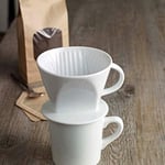 Aerolatte seramik kahve filtresi, Beyaz, No. 2 Size