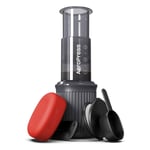 Aeropress 10R11 Go Travel Kahve Makinesi, Plastik, Gri