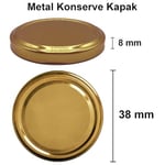 Afracam 250 ml Metal Kapaklı Meyve Suyu, Meşrubat, Limonata Şişesi 250 cc Cam Şişe 6 Adet (Altın/Gold)