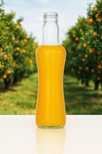 Afracam 250 ml Şeffaf İnce Belli Kapaklı Cam Şişe 250 cc Meşrubat Şişesi 6 Adet (Beyaz Kapak)