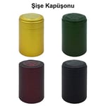 Afracam Standart Şeffaf 750 ml Sızdırmaz Kapaklı ve Kapüşonlu Boş Cam Şişe 20 Adet