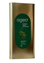 ageo – FİLTRESİZ natürel sızma zeytinyağı, 5 lt. Teneke Kutu, 2024 Üretim