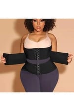 Agraflı Latex Korse Inceltici Kum Saati Sıkılaştırıcı Bel Korsesi