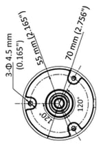 AHD KAMERA IR BULLET 2MP 3.6MM HIKVISION DS-2CE16D0T-EXIPF