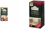AHMAD TEA English No.1 Tea Bardak Poşet Çay 25'Li 50 G ve Ahmad Tea English Breakfast Bardak Poşet Çay (25'li)