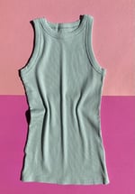 Ahmio Halter Yaka 2’li Premium Doku Kaşkorse T-Shirt Pamuklu Kadın Örme Atlet