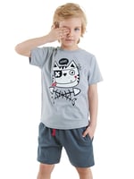 Ahoy Kedi Erkek Çocuk T-shirt Şort Takım