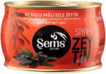 Ahsaf Şems Yağlı Sele Siyah Zeytin 300 gr (291-320)