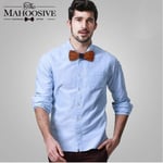 Ahşap Papyon Yeni Moda Lazer Kesim El Yapımı Yetişkin Boy Model D