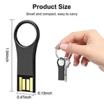 Aiibe 64 GB Flash Sürücü 3'lü Paket 64 GB USB Flash Sürücü Parmak Sürücü 64 GB USB 2.0 Bellek Çubuğu Su Geçirmez Fermuarlı Sürücü Anahtarlıklı Metal USB Sürücü, Siyah