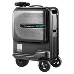 Airwheel 20 inç Akıllı Sürülebilir Bavul Elektrikli Bagaj Scooter Bagaj Taşıma, Siyah, 385X250X575mm, Bavul