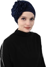 Aisha's Design Güllü Penye Bone,B-21 Lacivert