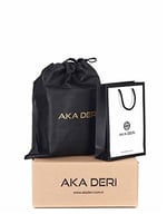 Aka Deri Taba El ve Omuz Çantası 345 63