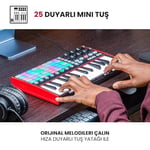 Akai Professional APC Key 25 - USB MIDI Klavye Controller, 37 Mini Tuş, Ableton Live Lite, 40 RGB Pedleri ve Klip Başlatma İçin 8 Farklı Düğme - Seçenekler: APC Key 25, APC Mini II