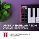 Akai Professional LPK25 - USB MIDI Klavye Controller Mac ve PC için Arpejatör ve Müzik Prodüksiyonu Yazılımı ve 25 Duyarlı Synth Tuşu
