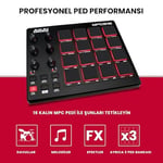 Akai Professional MPD218 - USB MIDI Pad Controller ve Bateri Makinesi, MPC Pedleri, Atanabilir Düğmeler, Nota Tekrarı ve Maksimum Ses Şiddeti Düğmeleri, Prodüksiyon Yazıl - Seçenekler: MPD218, LPD8MK2