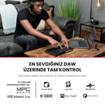Akai Professional MPK Mini MK3 USB MIDI Klavye Controller, 25 Mini Tuş, Arkadan Aydınlatmalı 8 Bateri Pedi, 8 Düğme ve Müzik Prodüksiyon Yazılımı Dahil, Siyah