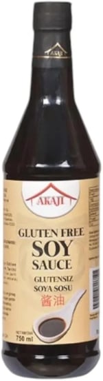 Akaji Glutensiz Soya Sosu 750ml, Glutensiz Soya Sosu, Gluten Free