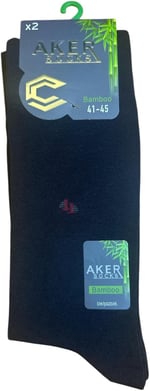 Aker 6 Çift BAMBU Premium Klasik Erkek Çorap