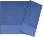 Aker Elegance Monogram Şal - Kot Mavi 922