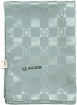 Aker Monogram Dama Şal - Gümüş Mavi 971