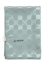 Aker Monogram Dama Şal - Gümüş Mavi 971
