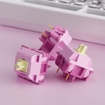 Akko V3 Creamy Purple Pro klavye anahtarı, mekanik oyun klavyesi, 5-Pin 30gf dokunmatik anahtarlar (45 adet)