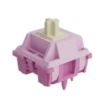 Akko V3 Creamy Purple Pro klavye anahtarı, mekanik oyun klavyesi, 5-Pin 30gf dokunmatik anahtarlar (45 adet)