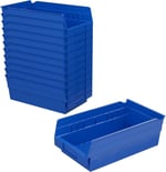 Akro-Mils 30130 12 inç – 6 4-inç Açık plastik çöp kutusu Box Regal kuş yuvası, 12 adet, 30130