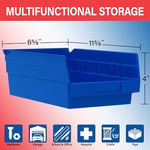 Akro-Mils 30130 12 inç – 6 4-inç Açık plastik çöp kutusu Box Regal kuş yuvası, 12 adet, 30130
