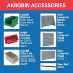 Akro-Mils 30210 12,7 cm 4-inç x 3 inç plastik istiflenebilir asmak için Akro bin, Berry, 24lü paket, 30210