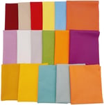 Aksesuar 30x25 cm Pamuklu Patchwork Kırkyama Parça Kumaş Set:03