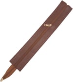 Aksesuar 40 cm Derili Fermuar Taba Renk Light Gold Metalli