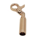Aksesuar 7 mm Kancalı Kovan Light Gold Renk 10 Adet