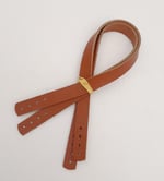 Aksesuar Gerçek Deri 35X1.2 Cm Taba Renk Sapı