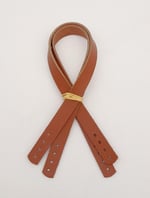 Aksesuar Gerçek Deri 35X1.2 Cm Taba Renk Sapı