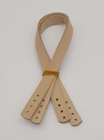 Aksesuar Gerçek Deri 35X1.2 Cm Ham Doğal Renk Sapı