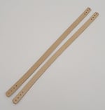 Aksesuar Gerçek Deri 35X1.2 Cm Ham Doğal Renk Sapı