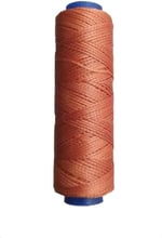 Aksesuar Mumlu Deri Dikme İpi Bobin Taba Renk