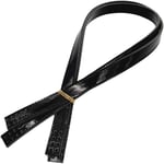 Aksesuar Rugan Deri 80x2 cm Dikişli Çift Sapı Siyah Renk