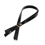Aksesuar Rugan Deri 80x2 cm Dikişli Çift Sapı Siyah Renk