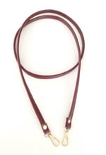 Aksesuar Spagetti Model Sapı Bordo Renk Light Gold Metal