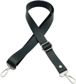 Aksesuar Suni Deri Ayarlı Sapı 120X2.4 Cm Siyah Gümüş Metal